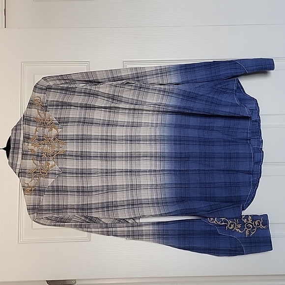 Stetson ombre button down - Picture 2 of 5